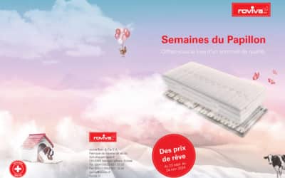 Offrez-vous le luxe d’un sommeil de qualité avec les semaines spéciales du papillon, du 23 septembre au 24 novembre 2024